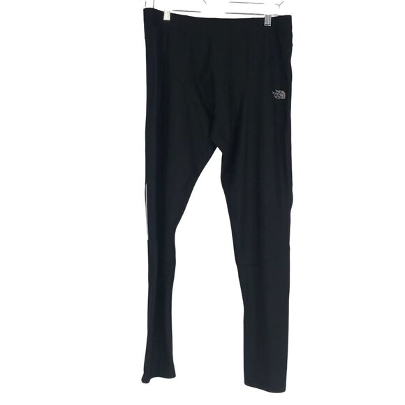 THE NORTH FACE - MENS LARGE - BLACK POLYESTER BLEND ACTIVEWEAR RUNNING PANTS - Picture 1 of 9